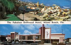 The Fabulous Driftwood Motel- On the Ocean at 171st Street and Collins Avenue Miami Beach, FL Postcard Postcard Postcard