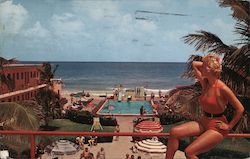 Carib Motel Miami Beach, FL Postcard Postcard Postcard