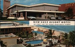 New Suez Resort Motel Postcard