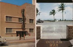 Ocean Way Hotel Apartments Miami Beach, FL Postcard Postcard Postcard