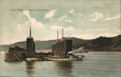 Lake Baikal Dock, Icebreakers Russia Postcard Postcard Postcard