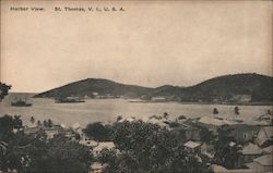 Harbor View. St. Thomas, V.I., U.S.A. Postcard