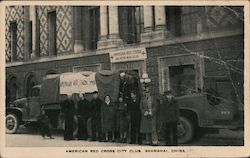 American Red Cross City Club Postcard