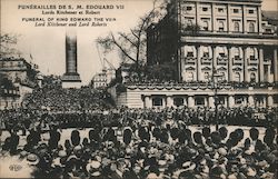 Funeral of King Edward the VII, Lord Kitchener amd Lord Roberts Royalty Postcard Postcard Postcard