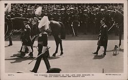 The Funeral Procession of the Late King Edward VII London, England Postcard Postcard Postcard