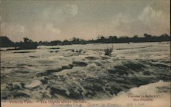 Victoria falls - The Rapids above the falls Zambia, South Africa Postcard Postcard Postcard