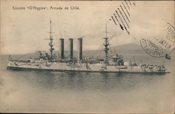 Crucero "O'Higgins" Armada de Chile Navy Postcard Postcard Postcard