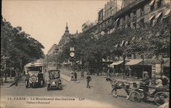 13. PARIS - Le Boulevard des Italiens LIP France Postcard Postcard Postcard