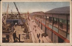 The first pier,Kobe Postcard