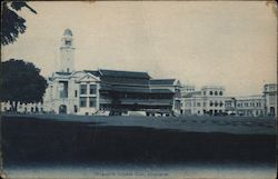 View of Cricket Club Postcard