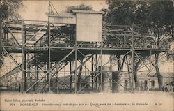 Bordeaux - Transbordeur metalisque sur les Quais, vers les Chantiers de la Gironde Postcard