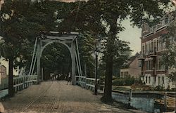 Bridge Across Water Rotterdam, Netherlands Postcard Postcard Postcard