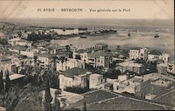 Beyrouth, Syrie, Vue Generale Sur Le Port Postcard