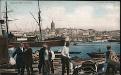 Le Port de Stamboul Postcard