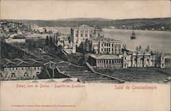 Dolma Bagtche Palace on the Bank of the Bosphorus Postcard