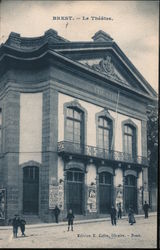 Vue du Theatre Postcard