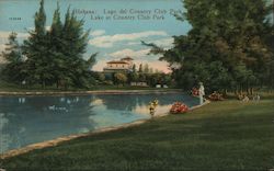 Habana: Lago del Country Club Park Postcard