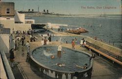 The Baths, Dun Laoghaire Postcard