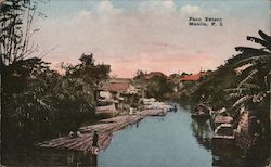 Paco Estero, Manila, P.L Postcard