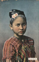 Karen Beauty (Burma) Myanmar Postcard Postcard Postcard