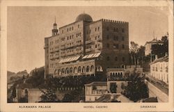 Alhambra Palace - Hotel Casino - Granada Postcard