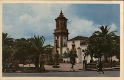 Algeciras, Place du General Franco Spain Postcard Postcard Postcard