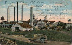 Cuba: Ingenio Moliendo - Sogar Mill at work Postcard Postcard Postcard