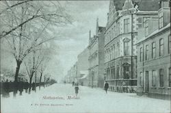 Slottsgatan, Malmo Sweden Postcard Postcard Postcard