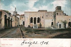 Casba, residence du Pascha Tanger - Maroc Postcard