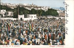 The festival of powder Postcard