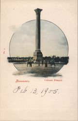 Colonne Pompee Postcard