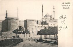 Cairo, The Citadel gate Postcard