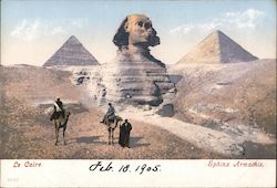 Sphinx Armachis Cairo, Egypt Africa Postcard Postcard Postcard