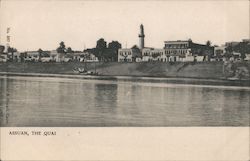 Assuan, the quai Postcard