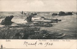 Jaffa - Die Felsen - Les Rochers - The Rocks Postcard