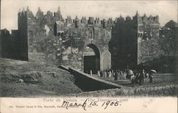 Porte de Damas - The Damascus Gate Postcard