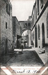 Jerusalem, Ecce homo Bogen, Arc de l'Ecce home. Israel Middle East Postcard Postcard Postcard