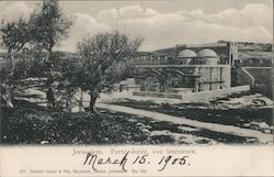 Jerusalem . Porte doree, vue interieure Postcard