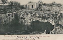 Tombeaux des rois, cour interieure - Tombs of the kings, inner-court Postcard