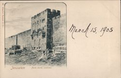 Jerusalem . Porte doree, exterieur Postcard