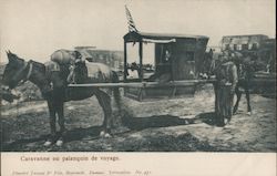 Caravanne ou Palanquin de Voyage Postcard