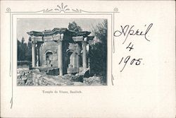 Temple de Venus Baalbek, Lebanon Middle East Postcard Postcard Postcard