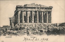 ATHENES - Parthenon Athens, Greece Greece, Turkey, Balkan States Postcard Postcard Postcard