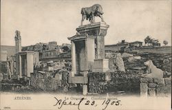 Athenes - Le Ceramione, Cimitiere ancien Athens, Greece Greece, Turkey, Balkan States Postcard Postcard Postcard