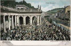 Findest du mich? Karlsbad Frupromenade am Mulhbrunnen Germany Postcard Postcard Postcard