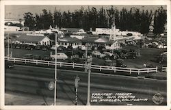 Farmer's Market Third and Fairfax Postcard