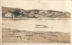 Houses off Castle Road Postcard