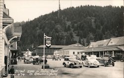 Street Scene on Redwood Highway Scotia, CA Postcard Postcard Postcard