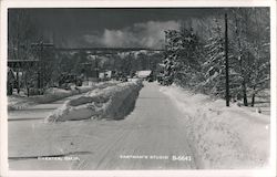 Winter Scene Chester, CA Postcard Postcard Postcard