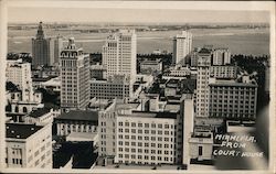 View from Court House Postcard